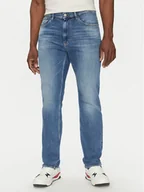 Spodnie męskie - Tommy Jeans Jeansy Ryan DM0DM21011 Niebieski Slim Fit - miniaturka - grafika 1
