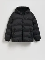 Kurtki i płaszcze dla chłopców - Reserved - Kurtka z kapturem - czarny - miniaturka - grafika 1