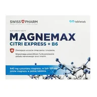 Witaminy i minerały - MAGNEMAX Citri Express + B6, 60 tabl. - miniaturka - grafika 1