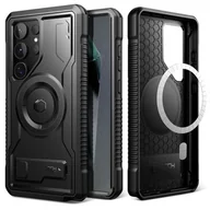 Etui i futerały do telefonów - Etui SAMSUNG GALAXY S24 ULTRA Tech-Protect Kevlar MagSafe+ czarne - miniaturka - grafika 1