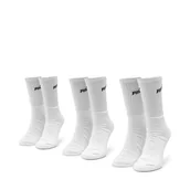 Skarpetki męskie - Zestaw 3 par wysokich skarpet unisex Puma 907934 r. 43/46 Biały - miniaturka - grafika 1
