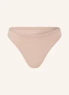Majtki damskie - Calvin Klein Figi Perfectly Fit beige - miniaturka - grafika 1