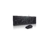 Zestawy myszka + klawiatura - Lenovo 4X30L79921 klawiatura Dołączona myszka Uniwersalne USB QWERTY British English Czarny - miniaturka - grafika 1