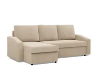 Narożniki - Narożnik uniwersalny, Neo Poso, 231x140x92 cm, beżowy - miniaturka - grafika 1