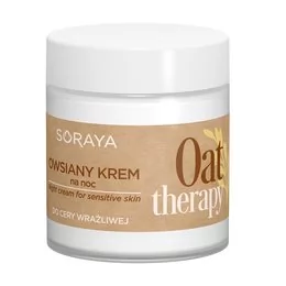 Soraya Oat Therapy owsiany Krem do twarzy na noc do cery wrażliwej 75ml