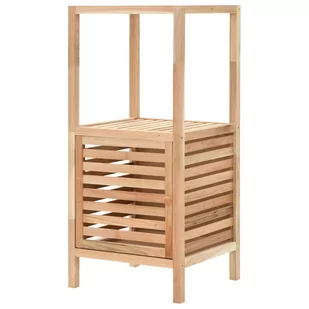 vidaXL Szafka łazienkowa z drewna orzecha włoskiego, 39,5x35,5x86 cm vidaXL - Szafki łazienkowe - miniaturka - grafika 1