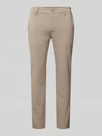 Spodnie męskie - Spodnie materiałowe o kroju slim fit z efektem melanżu model ‘MARK’ - miniaturka - grafika 1