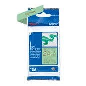 Taśmy do drukarek barwiące - Brother TZe-RM54 taśma 24 mm, złoty na miętowym zielonym, oryginalna - miniaturka - grafika 1