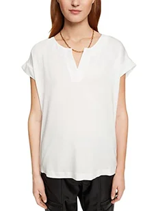 ESPRIT Collection Koszulka damska, 110/Off White, XS - Koszulki i topy damskie - miniaturka - grafika 1