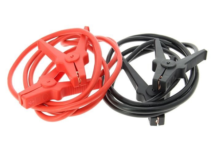 Kable rozruchowe - MICHELIN - 25mm2 przekroju długość 3,5m - silniki benzynowe maksymalna pojemność 5,5L - silniki diesla maksymalna pojemność 3L