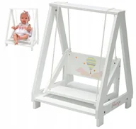 Lalki dla dziewczynek - HUŚTAWKA DLA LALEK DREWNIANA MUNECAS ARIAS 21552 - miniaturka - grafika 1