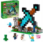 Klocki - Nowe Lego Minecraft Diamentowy Miecz Bastion Baza Rycerz Szkielet Creeper - miniaturka - grafika 1