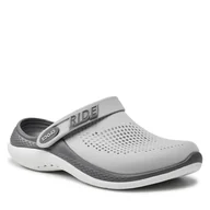 Klapki i japonki damskie - Crocs Klapki Literide 360 Clog 206708 Light Grey/Slate Grey - miniaturka - grafika 1