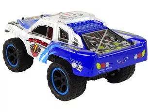 Zdalnie Sterowane Auto RC Truck Monster 1:12 Białe - Zabawki zdalnie sterowane - miniaturka - grafika 4