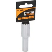 Klucze i nasadki - FASTER TOOLS Nasadka długa sześciokątna 1/2” 10 mm - miniaturka - grafika 1