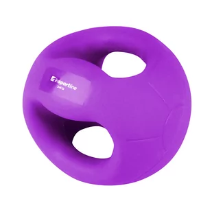 Insportline Piłka lekarska z uchwytami Grab Me 3 kg 1IN-13487 - Piłki do ćwiczeń - miniaturka - grafika 1