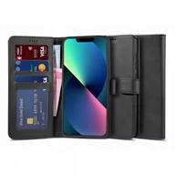 Etui i futerały do telefonów - Tech-Protect Etui Wallet "2" do iPhone 13 Black - miniaturka - grafika 1