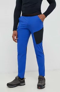 Spodnie sportowe męskie - Salewa spodnie outdoorowe Pedroc 2 kolor niebieski - grafika 1
