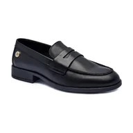 Półbuty damskie - Tommy Hilfiger Skórzane loafersy - miniaturka - grafika 1