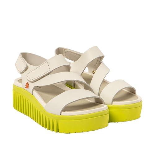 ART 1573 Brighton, Sandały Damskie, Nappa Cream Pistacje, 38 EU