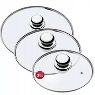 Pokrywki - Zestaw pokryw żaroodpornych Vicenza 22,26,30 cm - miniaturka - grafika 1