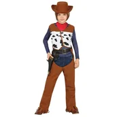 Stroje karnawałowe - STRÓJ KOWBOJ BRĄZOWY 110-115 - miniaturka - grafika 1