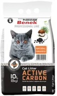Żwirek dla kotów - Benek Active Carbon 10L - żwirek dla kota z węglem aktywnym - miniaturka - grafika 1
