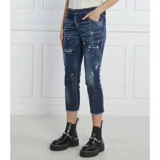 Spodnie damskie - Dsquared2 Jeansy Cool Girl | Cropped Fit - grafika 1