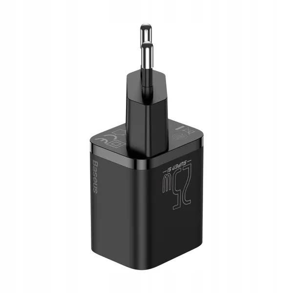 ŁADOWARKA SIECIOWA Baseus Zasilacz Adapter Kostka USB-C 25W SUPER SI Czarna