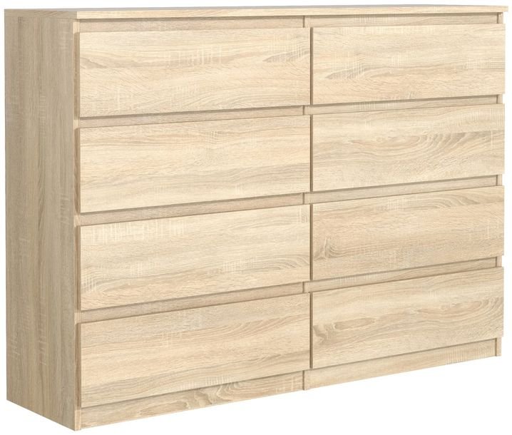 Komoda 8 Szuflad 100cm Sonoma Salonu Sypialni Od Producenta