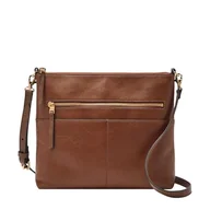 Torebki damskie - Fossil Fiona Crossbody, brązowy, Brązowy duży - miniaturka - grafika 1