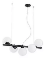 Lampy sufitowe - Lemir Osso listwa 5 pł. / czarny matowy O2915 W5 CZA - miniaturka - grafika 1