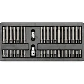 Skrzynki i torby narzędziowe - Yato ZESTAW NARZĘDZI DO SZUFLADY 40 PC Z ZESTAWEM BITÓW YT-5538 - miniaturka - grafika 1