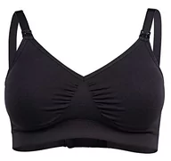 Biustonosze - Medela Damski biustonosz Sujetador Comfy Comdela S czarny, S - miniaturka - grafika 1