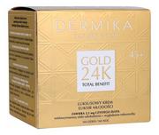 Kremy do twarzy - Dermika Gold 24k Total Benefit Eliksir Młodości 45+ Luksusowy Krem na dzień/noc 50ml - miniaturka - grafika 1