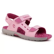 Sandały damskie - Timberland Sandały Moss Jump 2 Strap Sandal TB0A2APDX82 Light Pink Nubuck - miniaturka - grafika 1