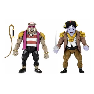 Pirate Rocksteady I Bebop 18 cm Neca Żówie Ninja - Figurki dla dzieci - miniaturka - grafika 1