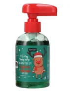 Kosmetyki kąpielowe dla dzieci - Mydło w płynie do rąk grające dla dzieci Sence zielone Renifer 250ml - miniaturka - grafika 1