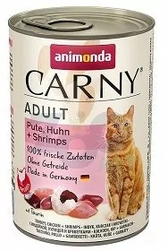 Animonda Cat Carny Dorosłe indyk i krewetki 12 x 400g - Mokra karma dla kotów - miniaturka - grafika 1