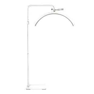 Moon - Kosmetyczna Lampa Stojąca W Kształcie Półksiężyca, Biała - Szezlongi - miniaturka - grafika 1