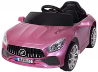 Pojazdy elektryczne dla dzieci - Mamido Auto Na Akumulator Cabrio Fast Wing Lakierowany Różowy - miniaturka - grafika 1