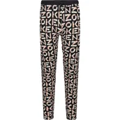 Spodnie sportowe damskie - KENZO KIDS Legginsy | Slim Fit - miniaturka - grafika 1