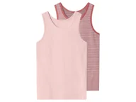 Koszulki dla dziewczynek - lupilu® Podkoszulki dziewczęce, 2 sztuki (Różowy, 122/128) - miniaturka - grafika 1
