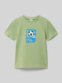 Koszulki dla chłopców - męski t-shirt o kroju regular fit z czystej bawełny - miniaturka - grafika 1