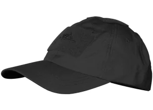 Czapka Helikon-Tex Baseball Cotton ripstop czarna - Odzież taktyczna i umundurowanie - miniaturka - grafika 1