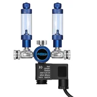 Pozostałe akcesoria do akwarium - Aquario BLUE TWIN Professional - reduktor dwuwylotowy z elektrozaworem Reduktor Aq BLUE TWIN Prof - miniaturka - grafika 1