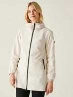 Kurtki i kamizelki sportowe damskie - Regatta Kurtka przeciwdeszczowa "Lioka" w kolorze kremowym - miniaturka - grafika 1