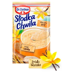 Dr Oetker Mleczny Ryż o smaku waniliowym Słodka Chwila 58 g - Budyń - miniaturka - grafika 1