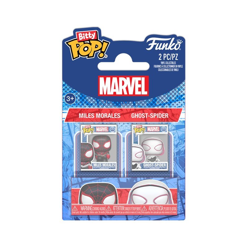 Funko, Funko Bitty POP! Multi-pack, SUPERBOHATEROWIE, Figurka Kolekcjonerska, Marvel Comics, MilesM&SGwen