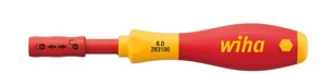 Wiha Rękojeść SoftFinish electric slimVario do bitów slimBit 6 mm x 50 mm 283100 34577 34577 - Akcesoria do elektronarzędzi - miniaturka - grafika 1